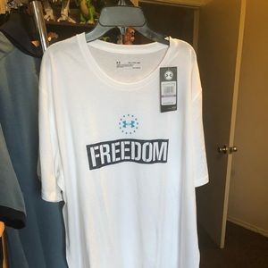 NWT Under Armour 2XL Freedom tee shirt